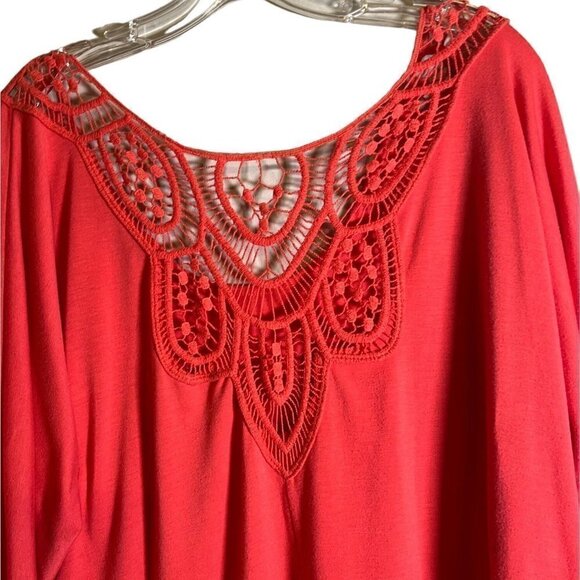 ROMAN Fashion Women's Pink Top Size 1X - Picture 6 of 7